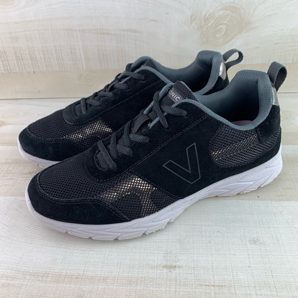 Vionic Women's Aviate Suede Black Running Shoes